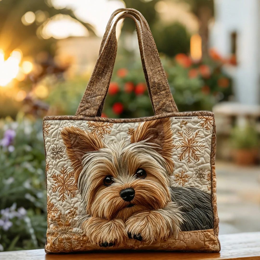 Yorkie Fashion Tote Bag
