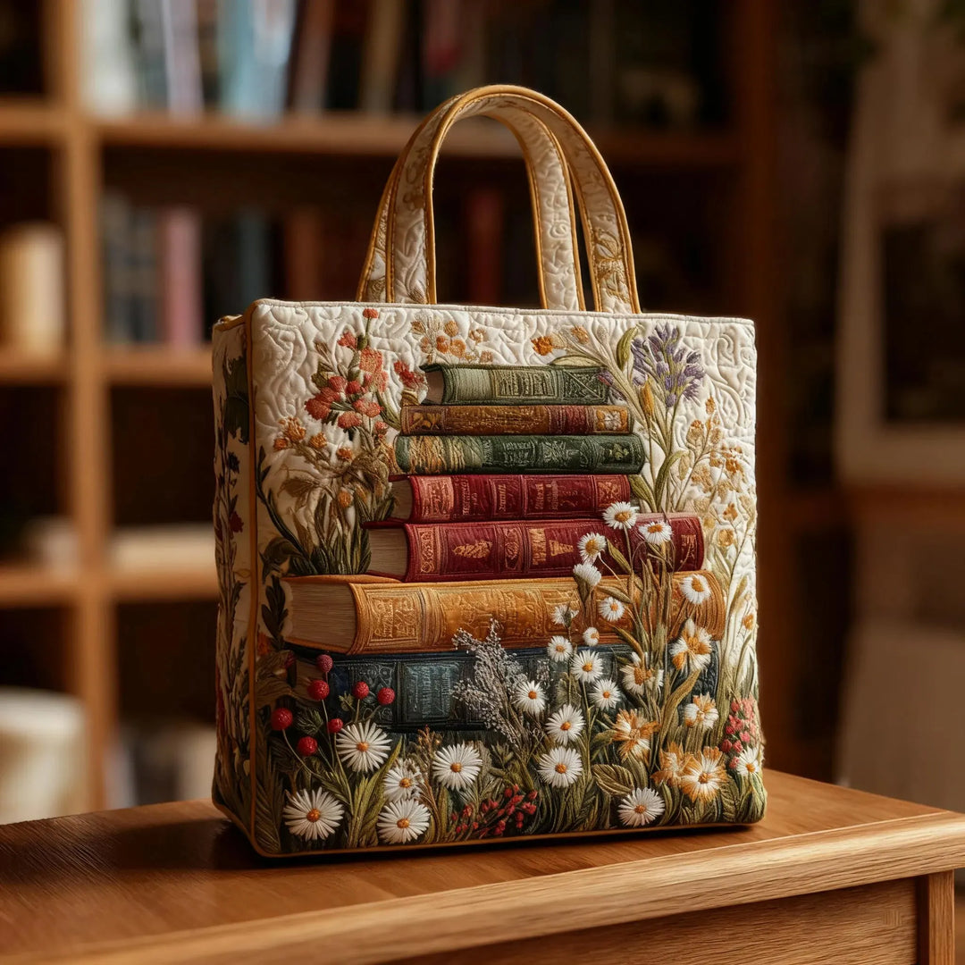 Floral Pattern Shopper Bag