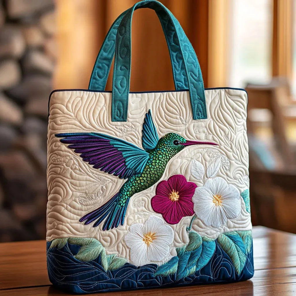 White Flower Shoulder Bag