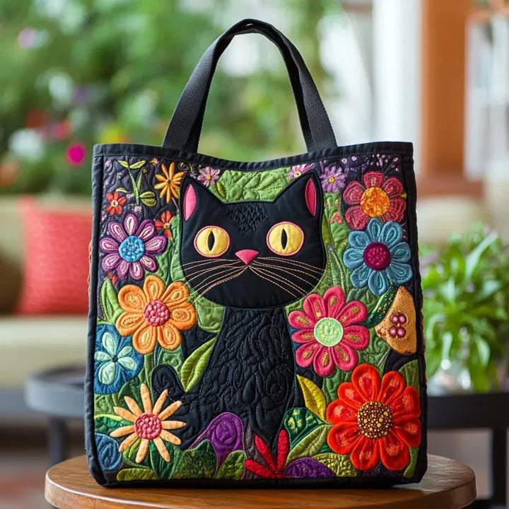 Black Cat Shopper Bag