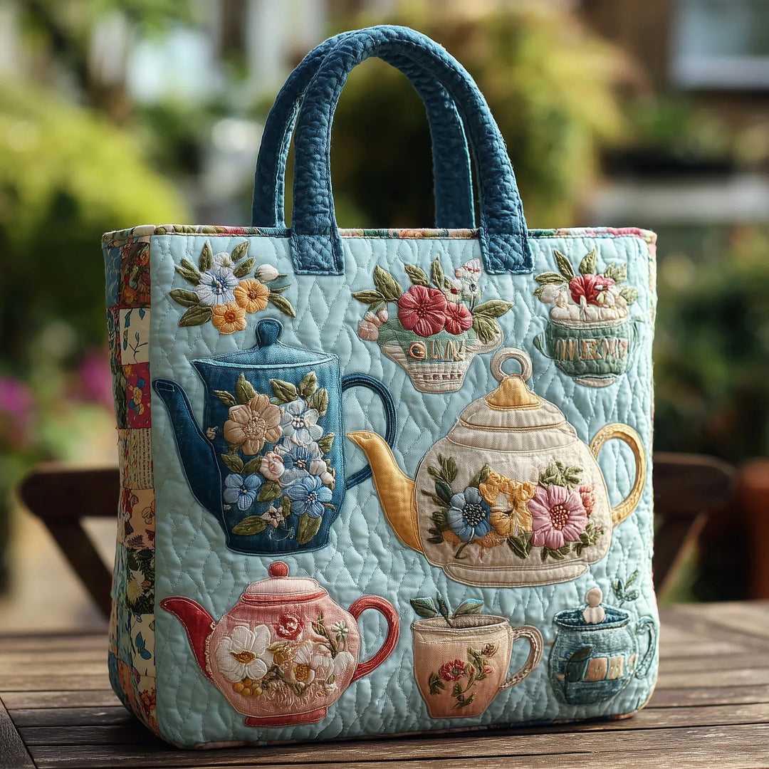 Floral Pattern Tote Bag