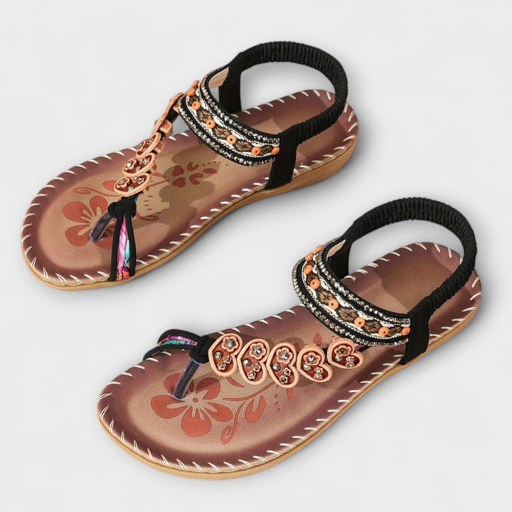 Apollonia - Sandales Boho à Lanière Entre-Doigts