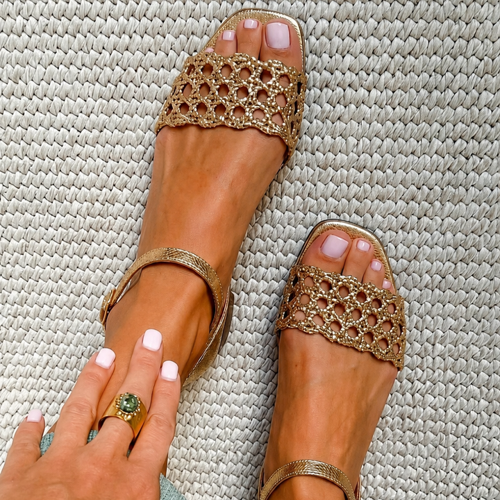 Sive - Golden Enchantment Sandals