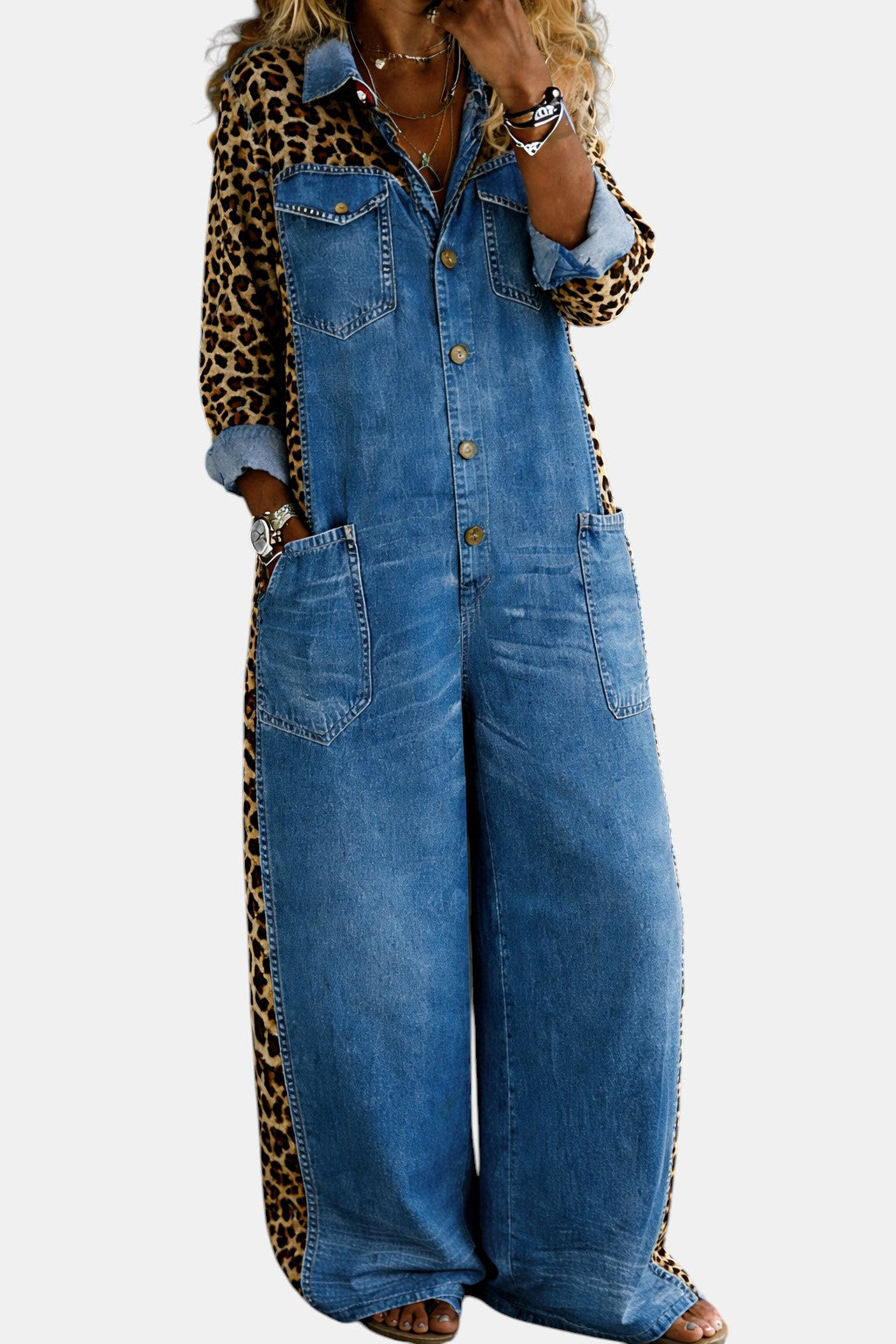 Amanda | Combinaison en denim