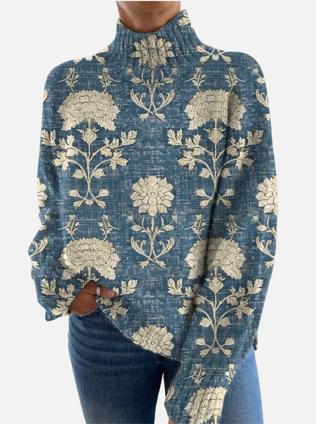 Muirmhainn - Skyblue Highneck Jumper