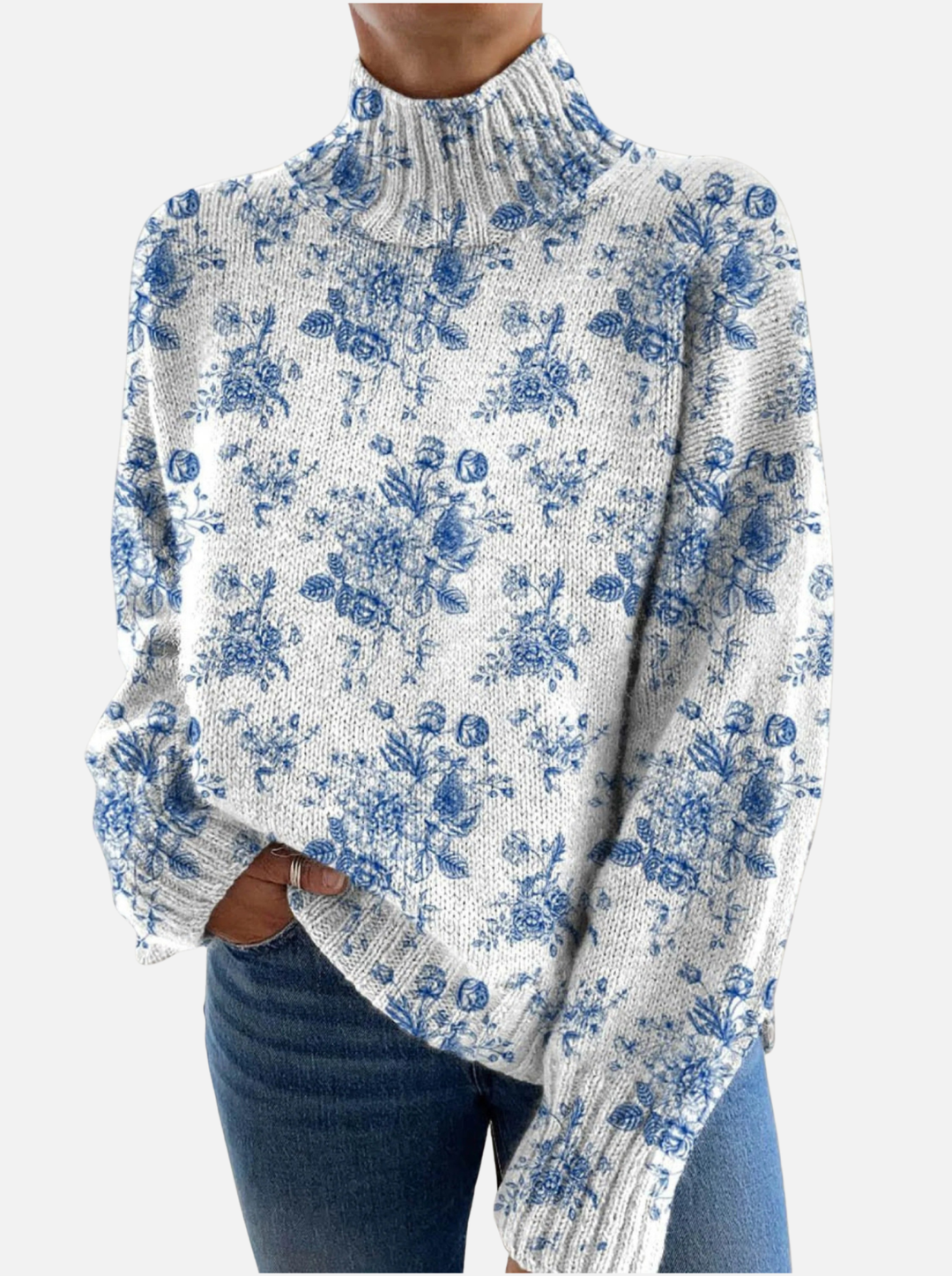 Aoibhriasc - Printed Multicolour Jumper