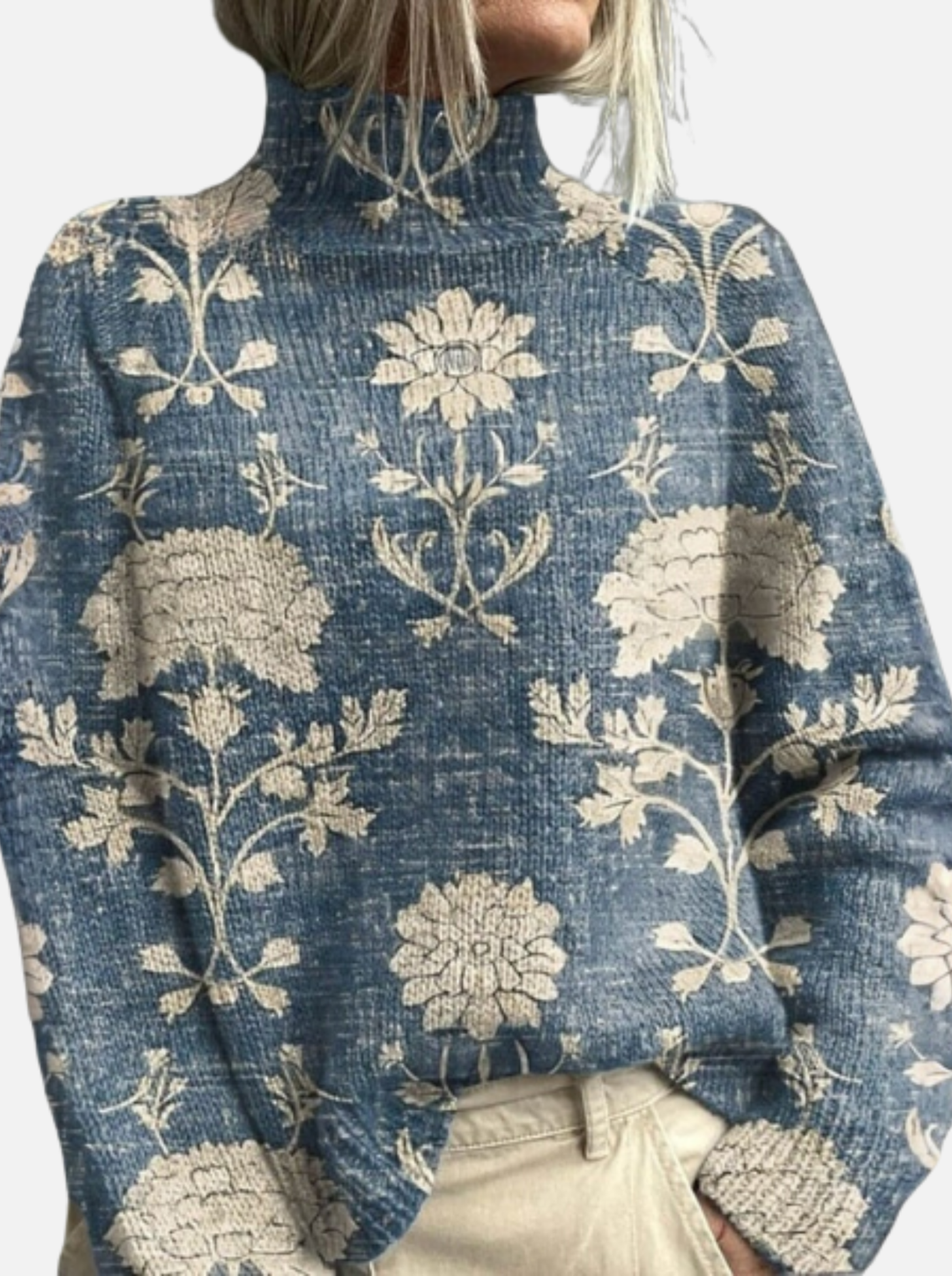 Fainriasc - Blue Highneck Jumper