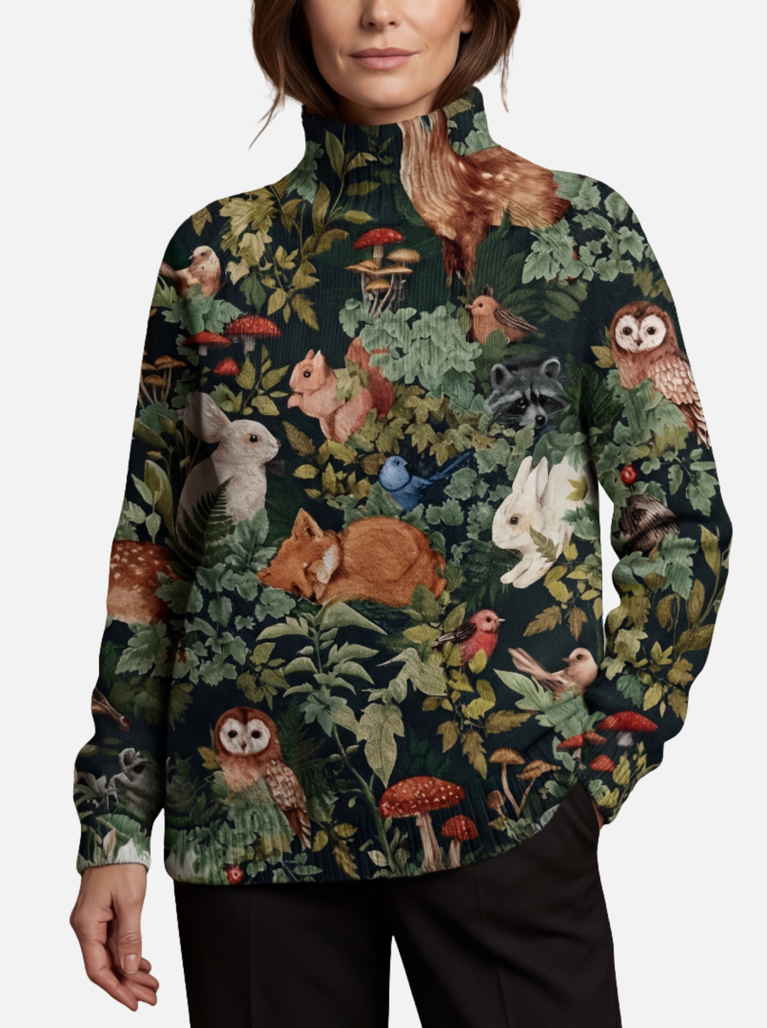 Muirthuaidh - Nightforest Highneck Jumper