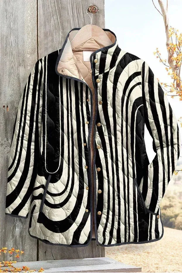 Freja – Steppjacke mit Wellenmuster