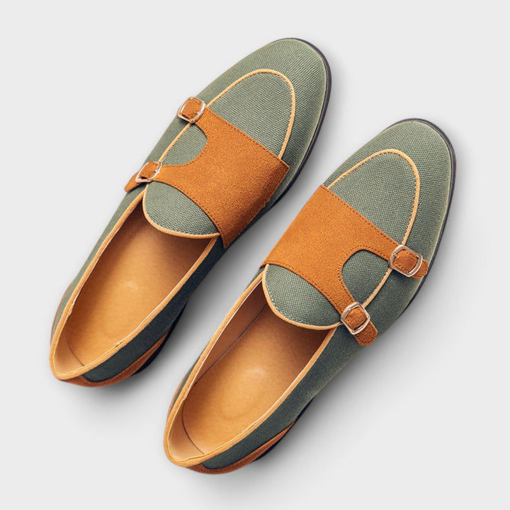 Margarete - Mocassins Bicolores à Bride
