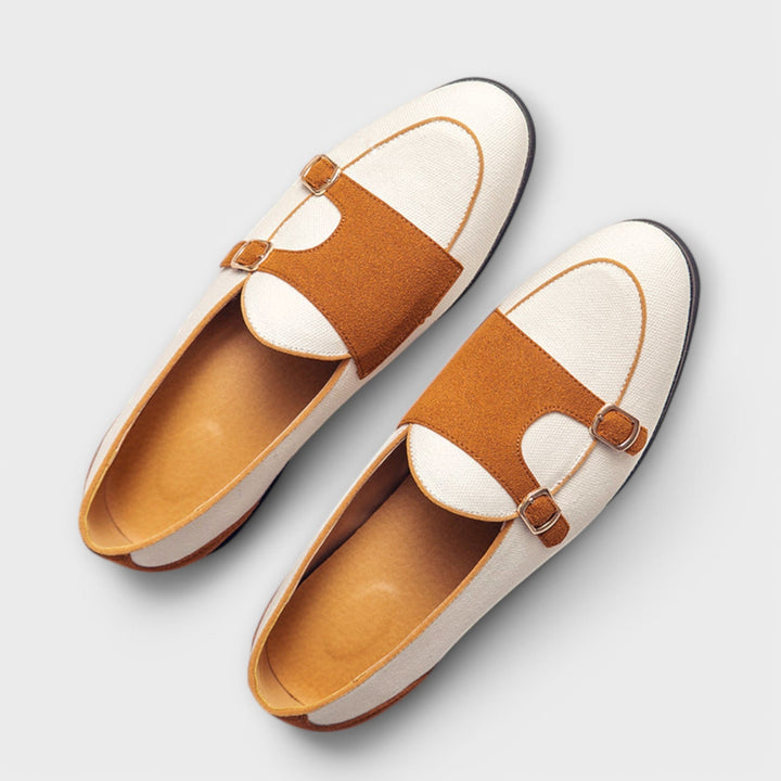 Margarete - Mocassins Bicolores à Bride