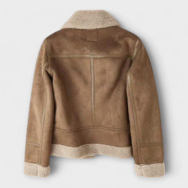 Catarina - Suede Aviator Jacket