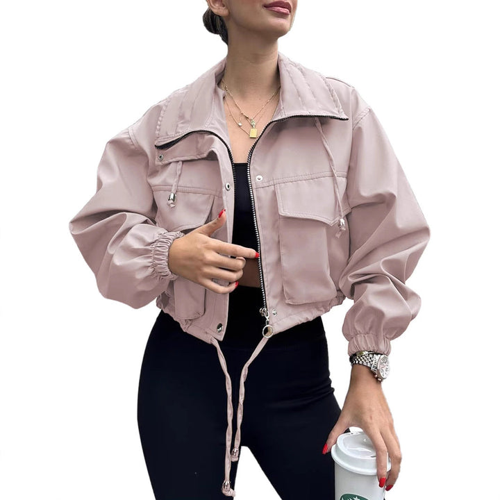 HELENA™ – Sleek Zip-Up Windbreaker Jacket