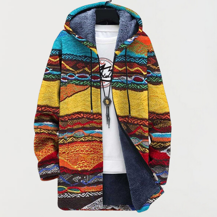 Sweatshirt with Tribal Art
