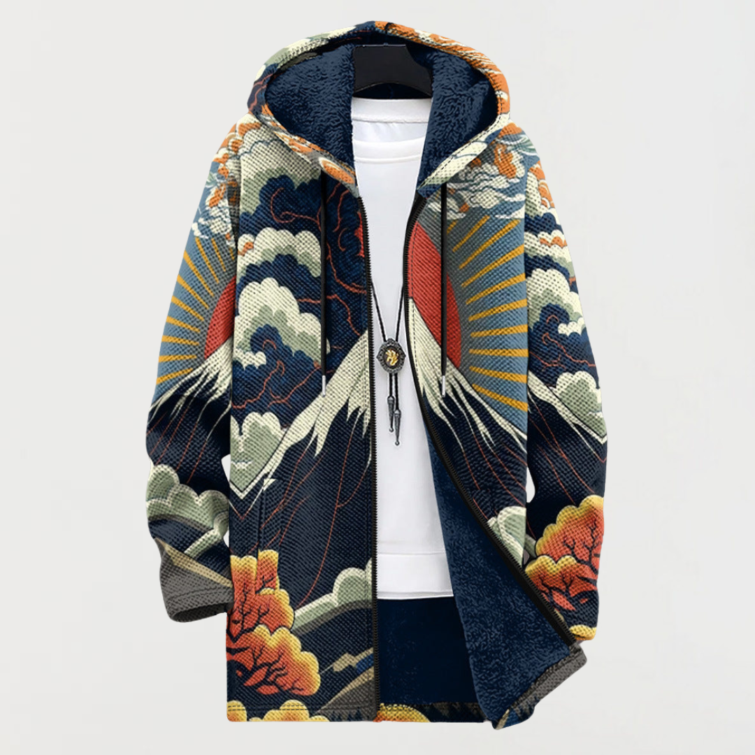 Sunrise Patterned Sweatshirt