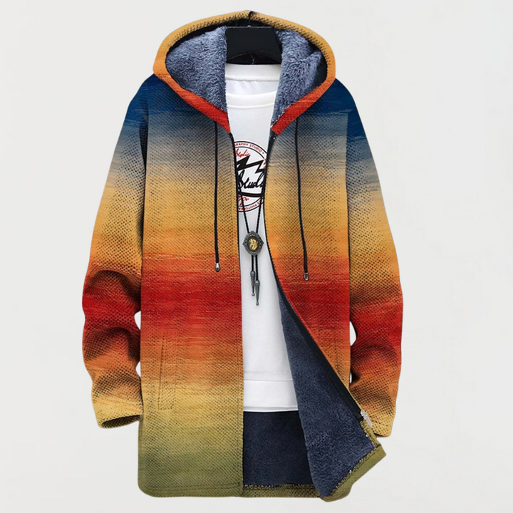 Sunset Gradient Pattern Coat