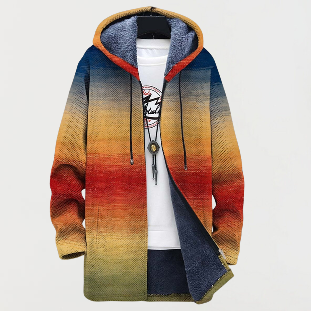 Sunset Gradient Pattern Coat