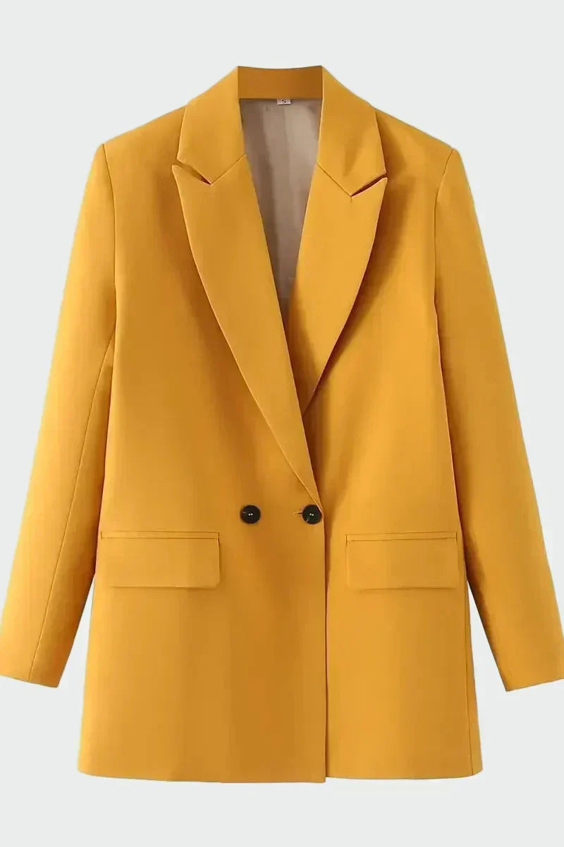 Oversized Coat with Modern Lines