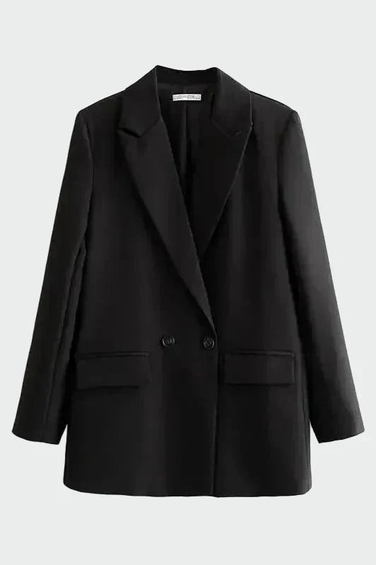 Oversized Coat with Modern Lines