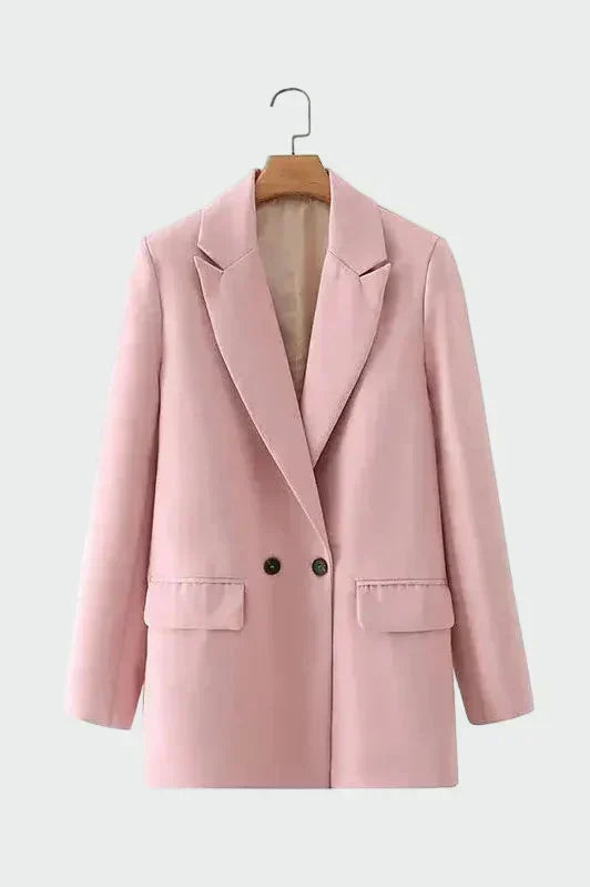 Oversized Coat with Modern Lines