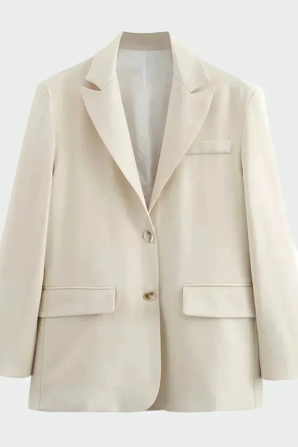 Oversized Coat with Modern Lines