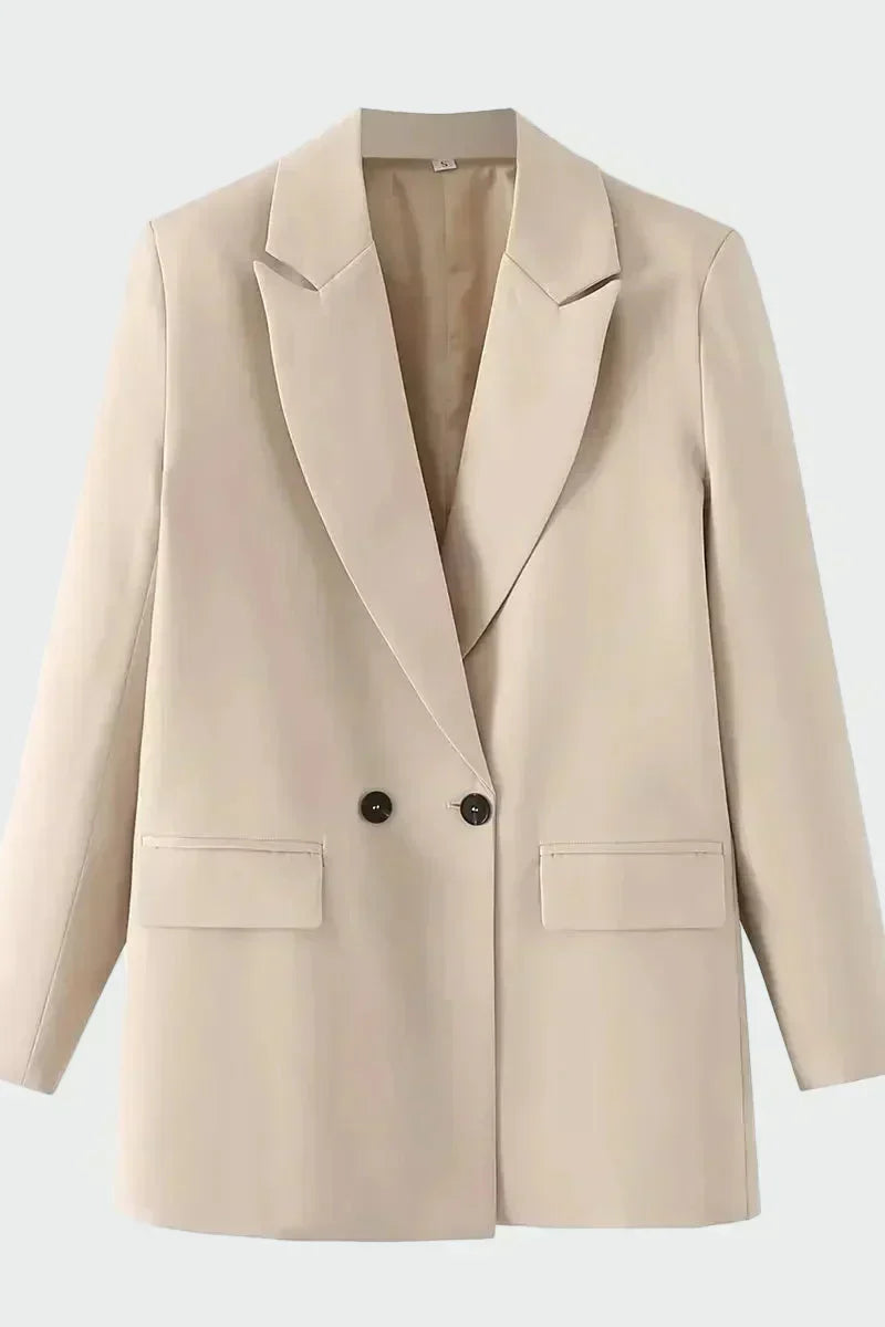 Oversized Coat with Modern Lines