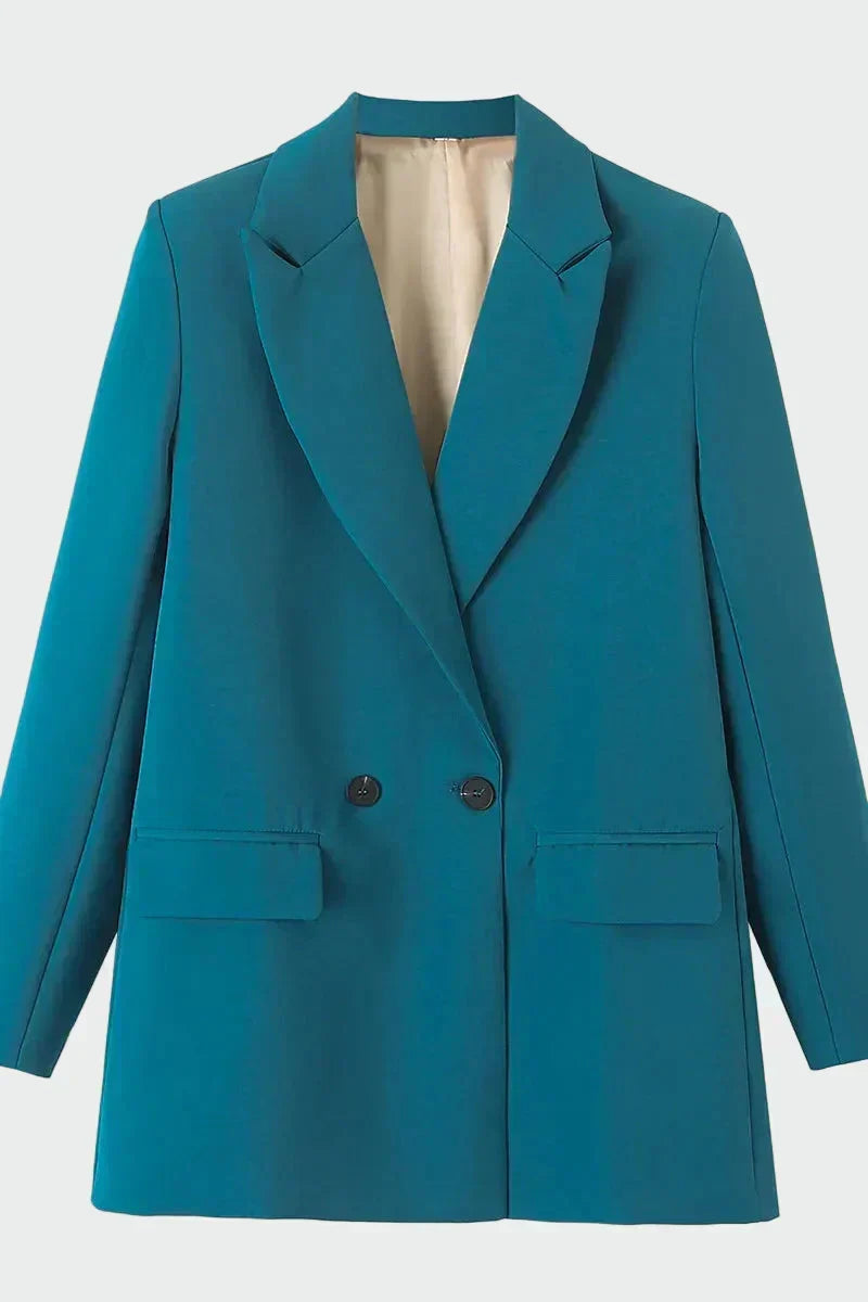 Oversized Coat with Modern Lines