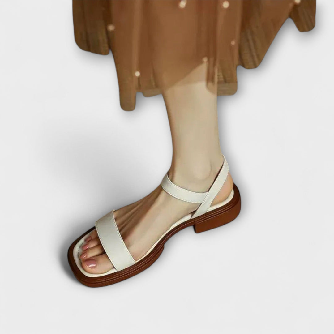 Elsbeth - Sandales en Cuir Sobres