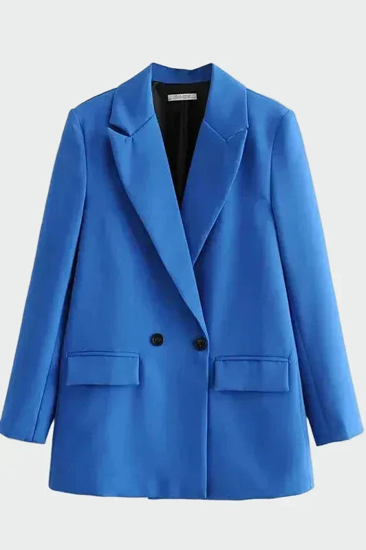 Oversized Coat with Modern Lines