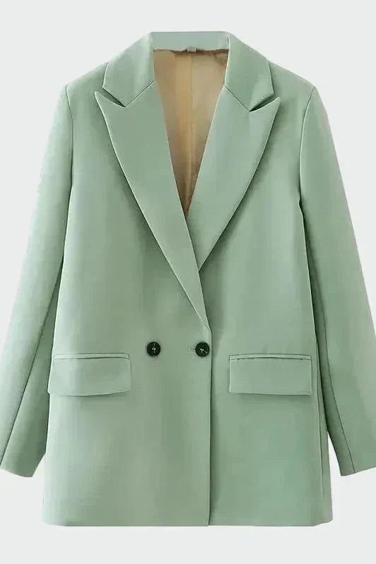 Oversized Coat with Modern Lines