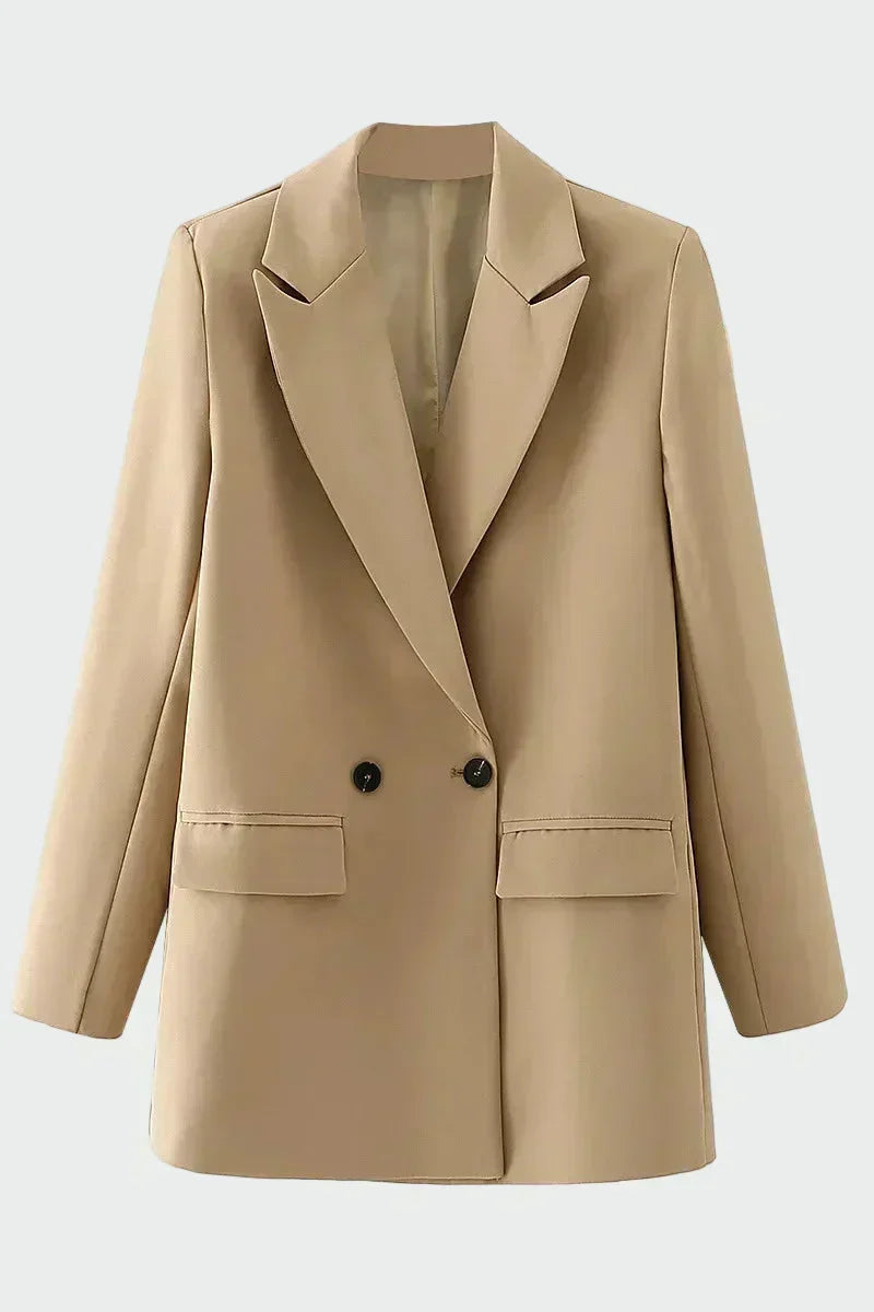 Oversized Coat with Modern Lines