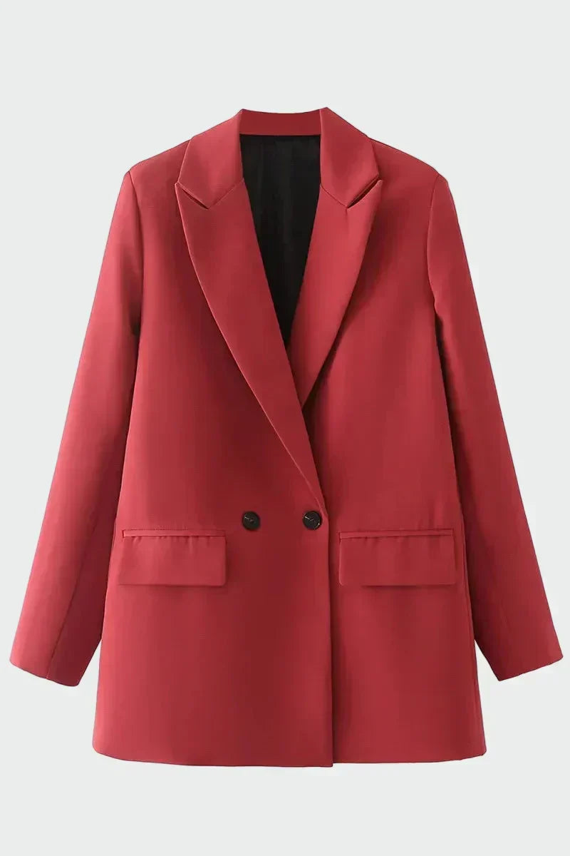 Oversized Coat with Modern Lines