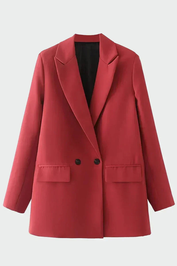 Oversized Coat with Modern Lines