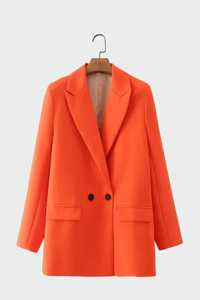 Oversized Coat with Modern Lines