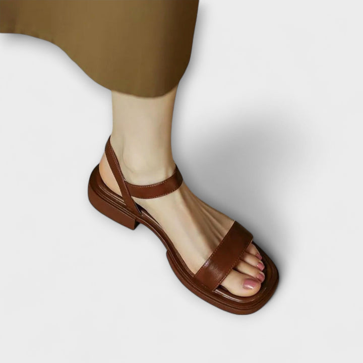 Elsbeth - Sandales en Cuir Sobres