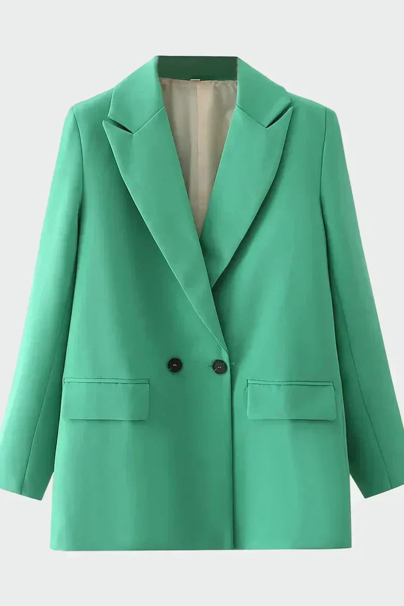 Oversized Coat with Modern Lines