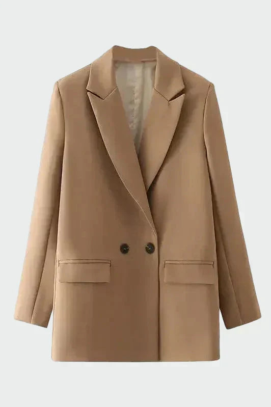 Oversized Coat with Modern Lines