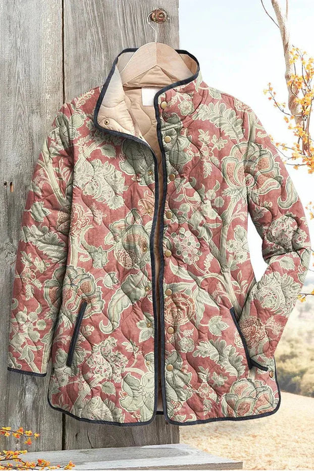 Vlasta – Steppjacke mit Blumenmuster