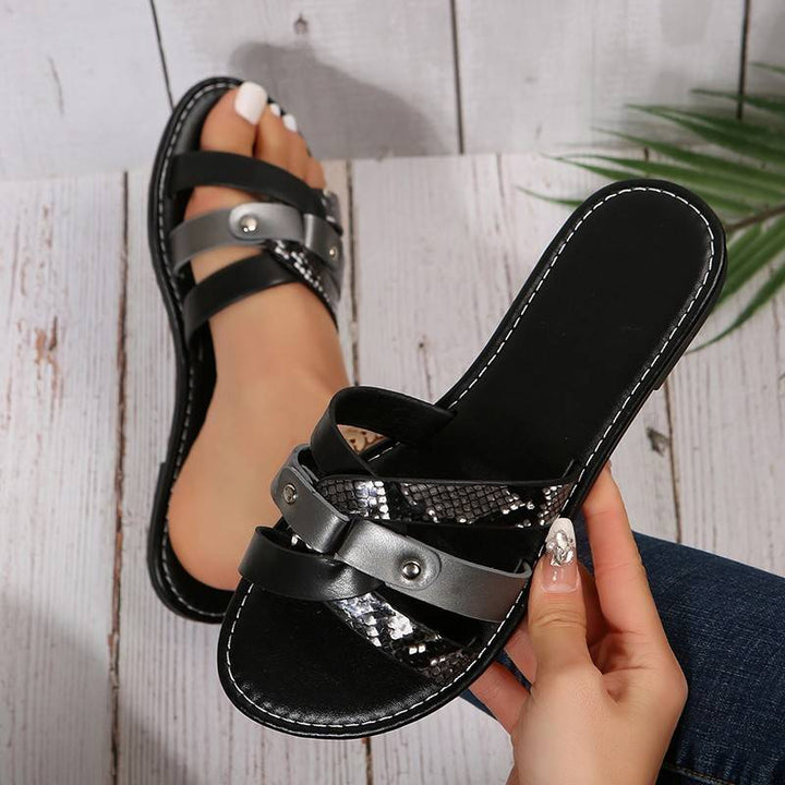 Liselotte - Mules à Brides Croisées