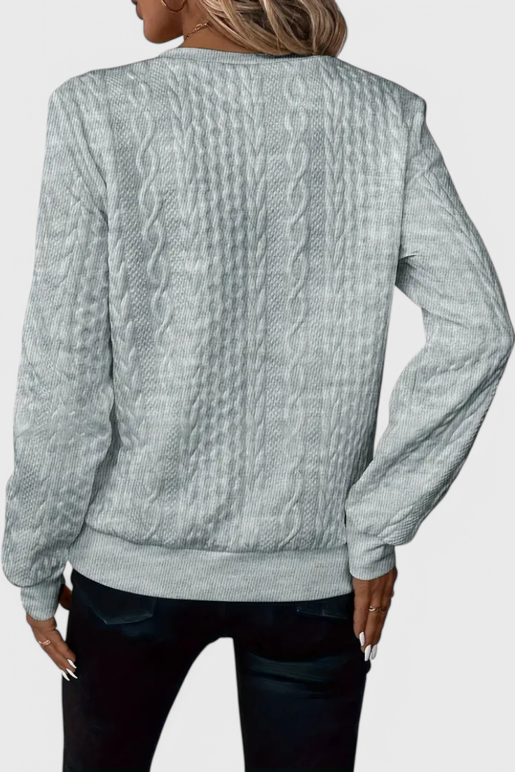 Zoey Soft Zip Knit Jumper