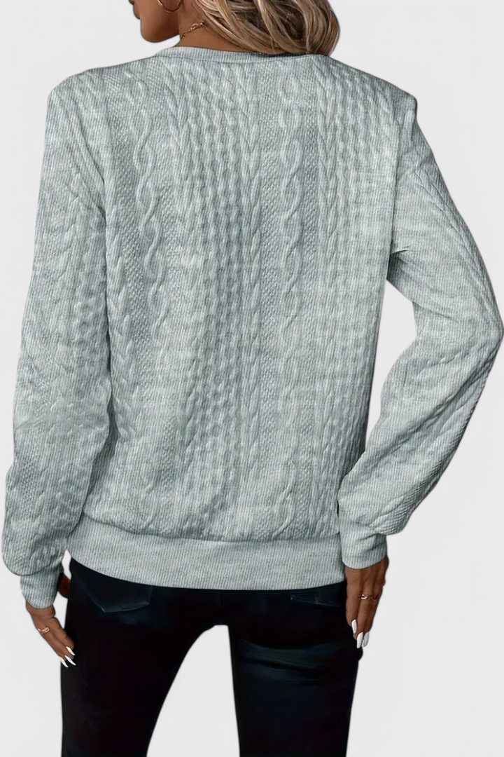 Zoey Soft Zip Knit Jumper