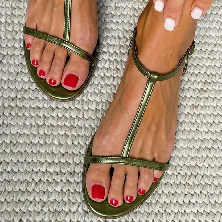 Aednat - Golden Spring Sandals