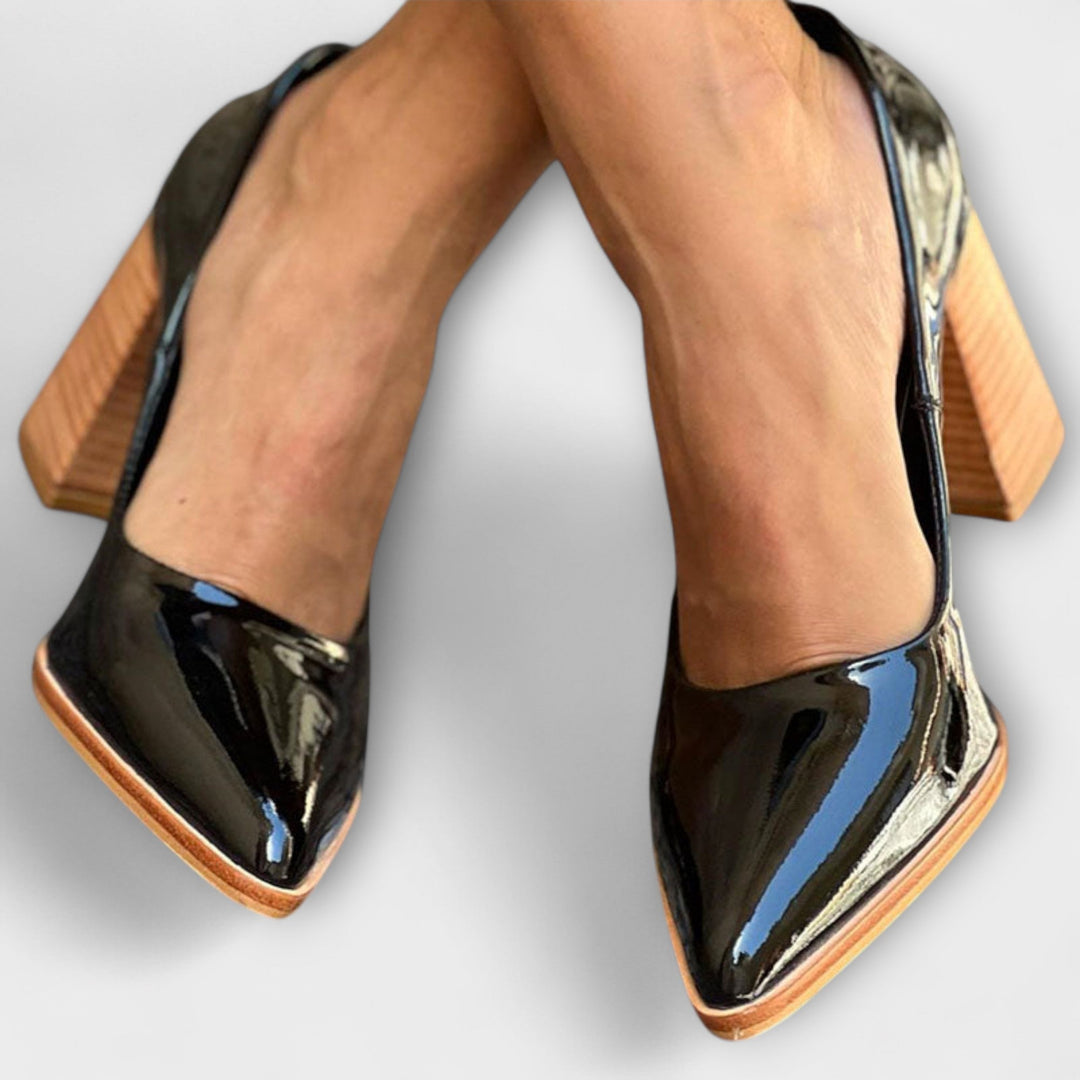 Gertrud - Escarpins Vernis Noirs