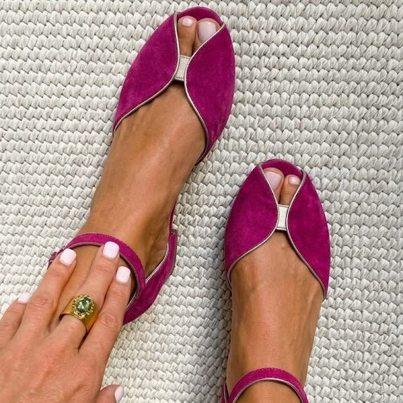 Sinead - Elegant Sage Sandals