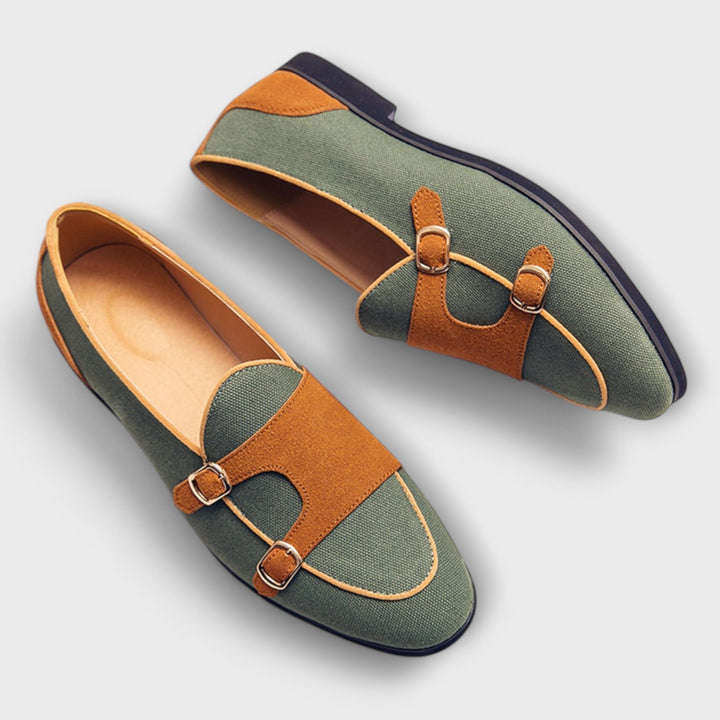 Margarete - Mocassins Bicolores à Bride