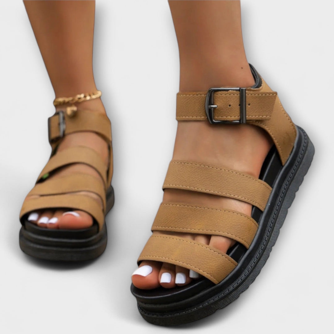 Reinhild - Sandales à Brides Multiples