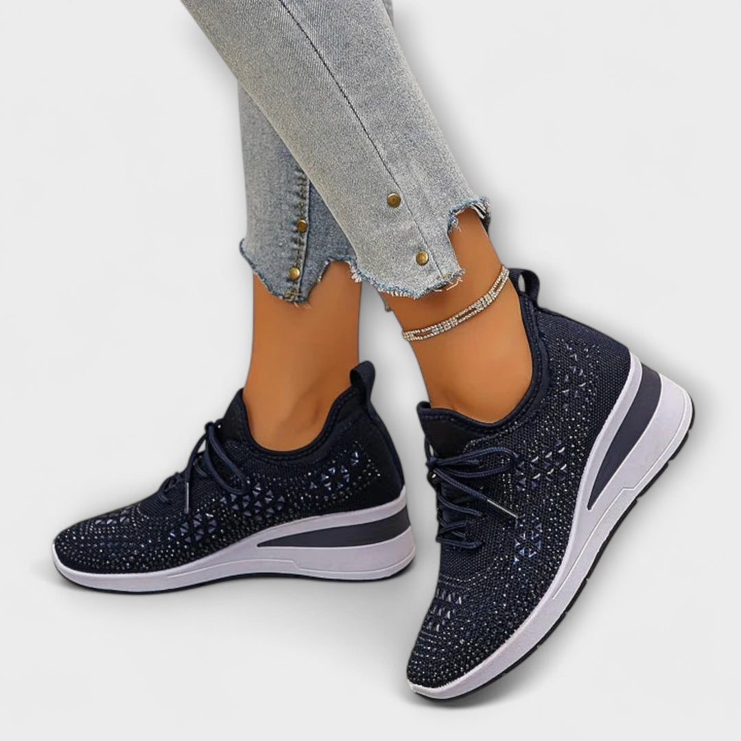 Gisela - Baskets Scintillantes avec Strass