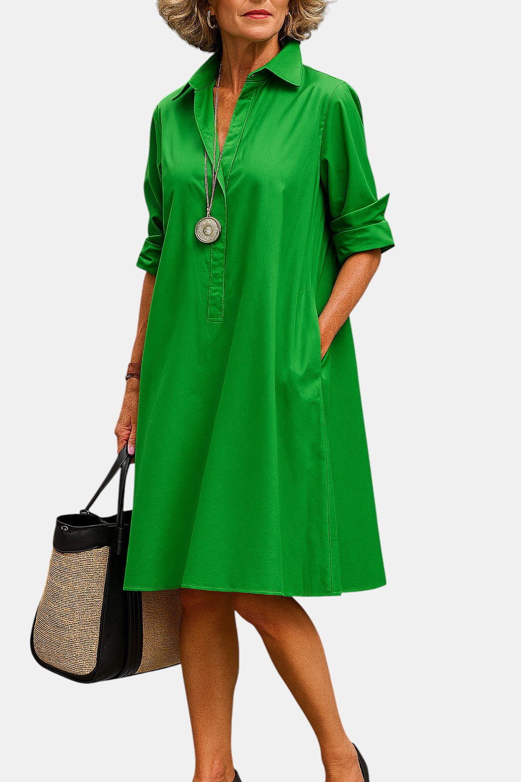 Riley | Robe Midi Élégante et Chic