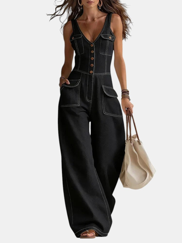 Sofia | Combinaison en Denim Rilassato
