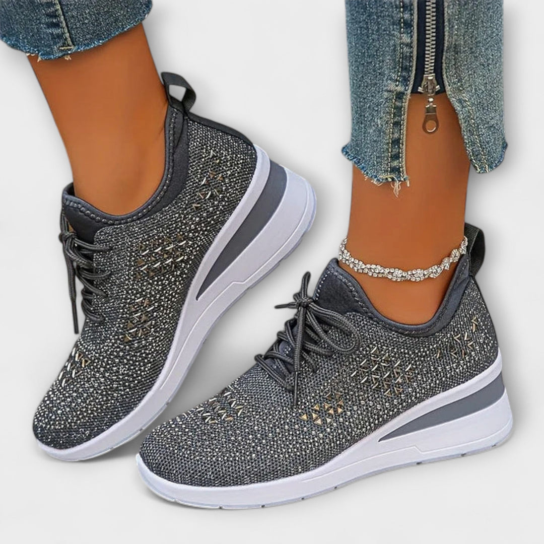 Gisela - Baskets Scintillantes avec Strass
